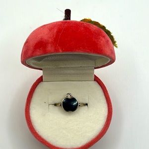 New Sterling silver Onyx ring